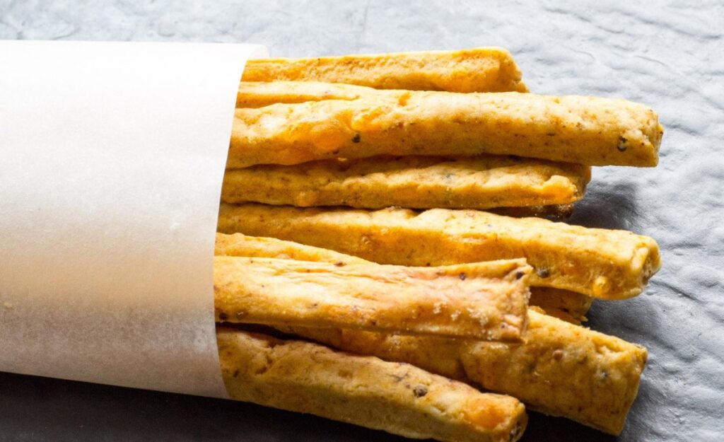 Vegetarian Cheese Straws Recipe