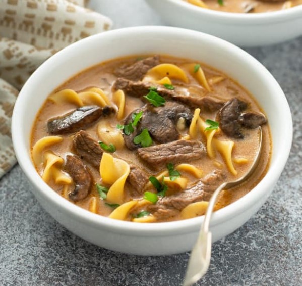 Beef Stroganoff Soup Recipe