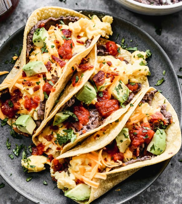 Chorizo Breakfast Tacos Recipe