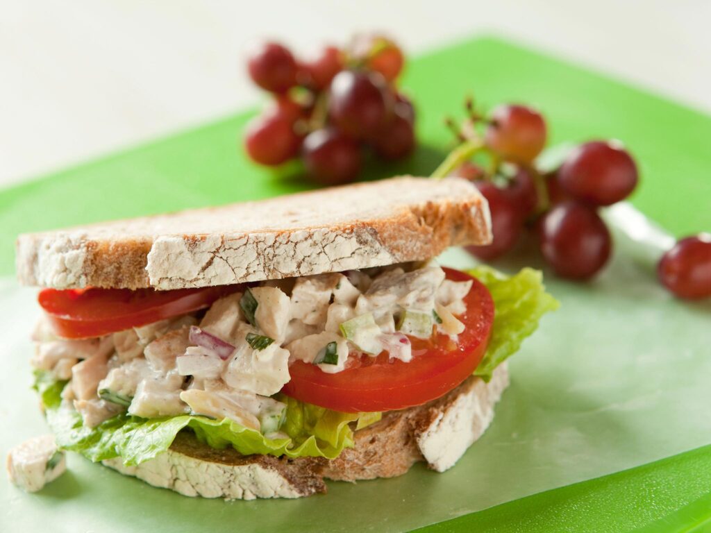 Tarragon Chicken Salad Sandwiches